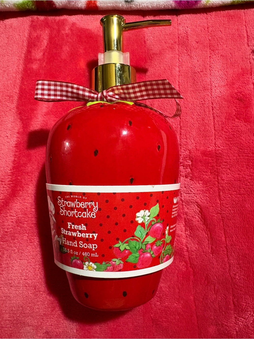 Fresh Strawberry Hand Soap - Red